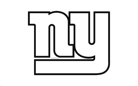 Ny Giants Printable Logo