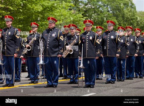 US Army marching band at National Memorial Day parade - Washington ...