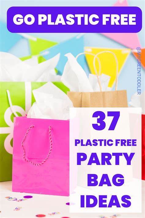 37+ Plastic Free Party Bag Ideas