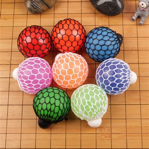 009 Cute Stress Relief Ball Novetly Squeeze Ball Hand Wrist Exercise Antistress Slime Ball Toy ...