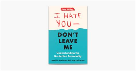 ‎I Hate You--Don't Leave Me: Third Edition on Apple Books