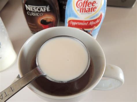 Hot Cocoa with Nescafe Clasico Instant Coffee and Coffee-Mate Peppermint Mocha | the Running Foodie