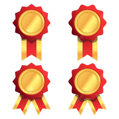 Reward Design With Red Color, Reward, Award, Gold PNG and Vector with Transparent Background for ...
