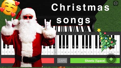 Christmas songs compilation — Roblox piano covers - YouTube