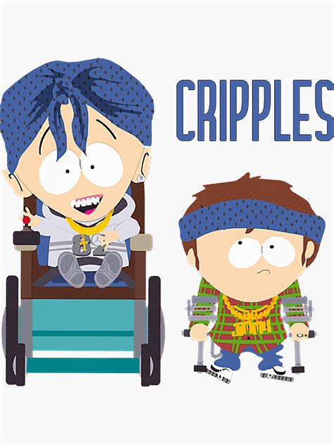 "South Park/ Jimmy and Timmy/ CRIPPLES " Sticker for Sale by PalloneSruly9 | Redbubble