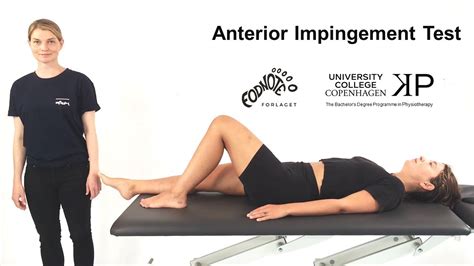 Ankle - Anterior Impingement Test - YouTube