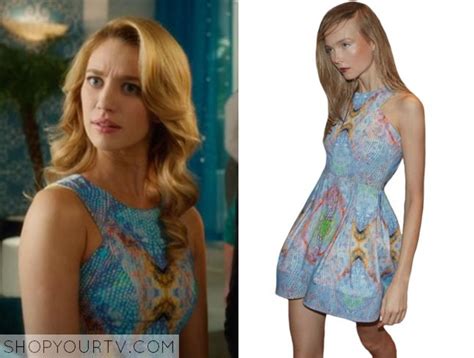 Jane the Virgin: Season 1 Episode 16 Petra's Printed High Neck Dress | Dresses, Jane the virgin ...