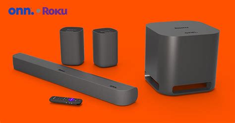 Roku Smart Soundbars add surround sound expansion capability; new onn ...