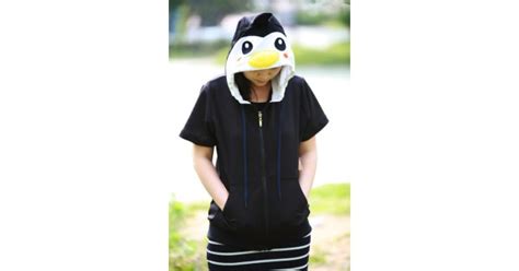 Black Penguin Animal Hoodie - 4kigurumi.com