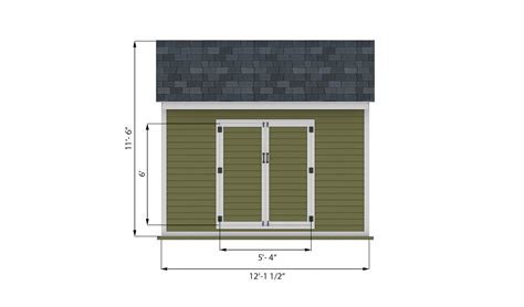 12x12 Storage Shed Plan - Shedplans.org