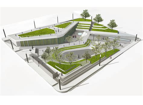 Resultado de imagen de plazas a desnivel arquitectura | Landscape ...