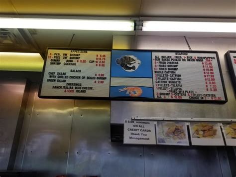 Menu of Joe's Seafood in Dallas, TX 75223