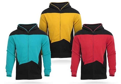 Star Trek TNG Uniform Hoodie | Gadgetsin