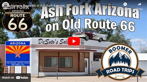 Historic Route 66 in Ash Fork Arizona - Boomer Road Trips