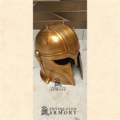 Mandalorian Armorer Beskar Helmet Authentic Steel Replica Star Wars ...