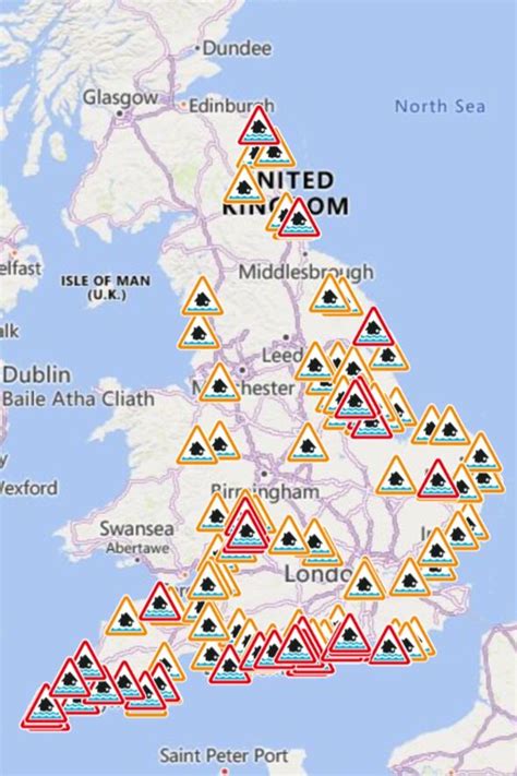 UK weather warnings: Full list of 150 flood-alert areas set for extreme ...