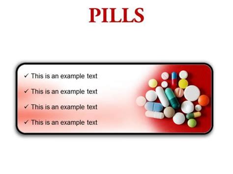 Pills Medical PowerPoint Presentation Slides R