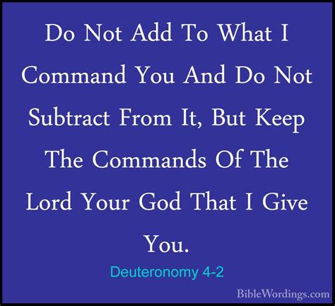 Deuteronomy 4 - Holy Bible English - BibleWordings.com