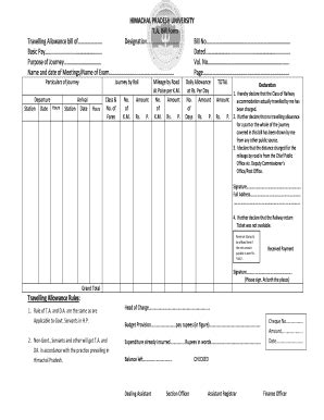 Ta Bill Format - Fill Online, Printable, Fillable, Blank | pdfFiller