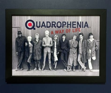 Quadrophenia 1979 A4 Size Framed Movie Poster Mod Scooter Lambretta ...