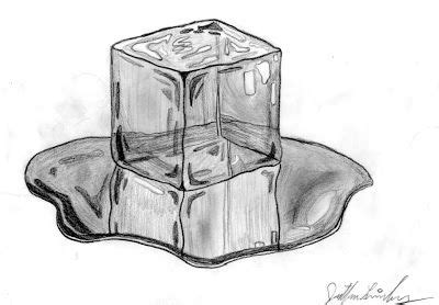 something in a melting ice cube drawing - Google Search | Ice cube ...