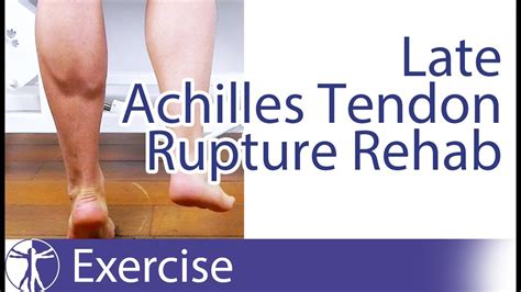 Exercises For Achilles Tendon After Surgery - Exercise Poster