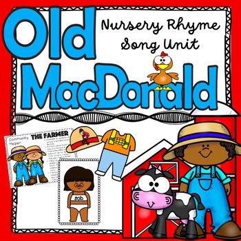 Old MacDonald Nursery Rhyme Activity Pack | Nursery Rhyme Activities & Centers