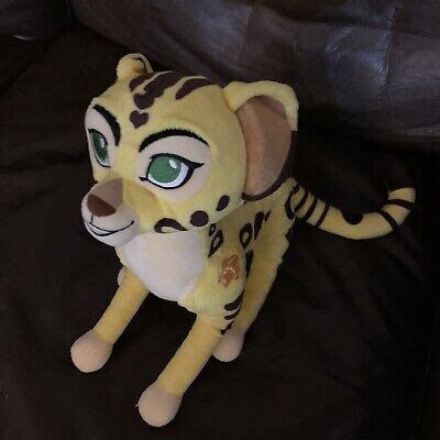 Disney Parks Fuli Lion Guard Plush Stuffed Animal Yellow Cheetah 12" Tall | eBay