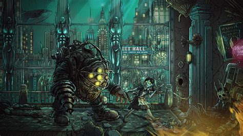 my Bioshock fanart guys!! : r/Bioshock