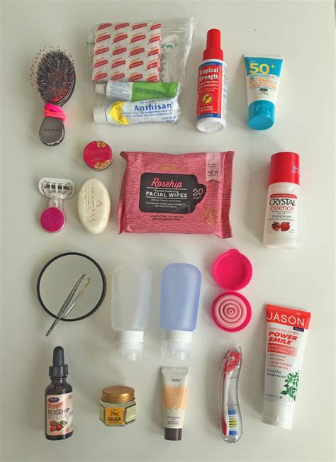 The Complete Travel Toiletries List - Pack Right Every Time!