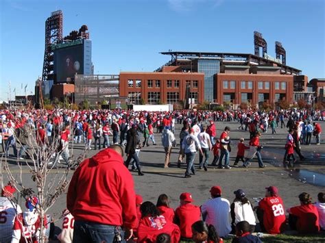 2008 Phillies World Series Parade Rally, Citizens Bank Park, South Philadelphia, October 31, 2008