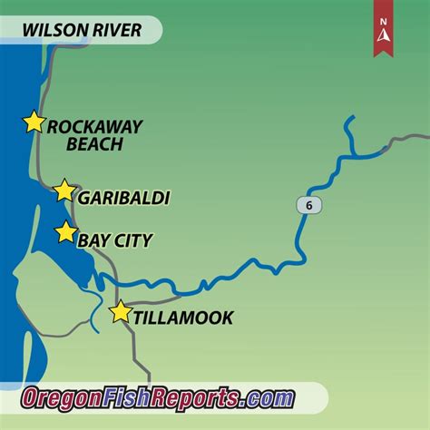Wilson River - Tillamook , OR - Fish Reports & Map