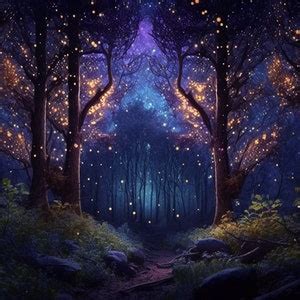 5 Night Forest Wallpaper Images, Enchanted Forest Desktop Wallpaper, Enchanted Night Forest ...