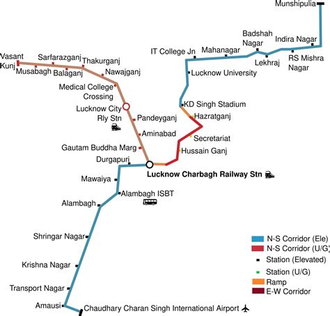 Lucknow Metro — Map, Lines, Route, Hours, Tickets