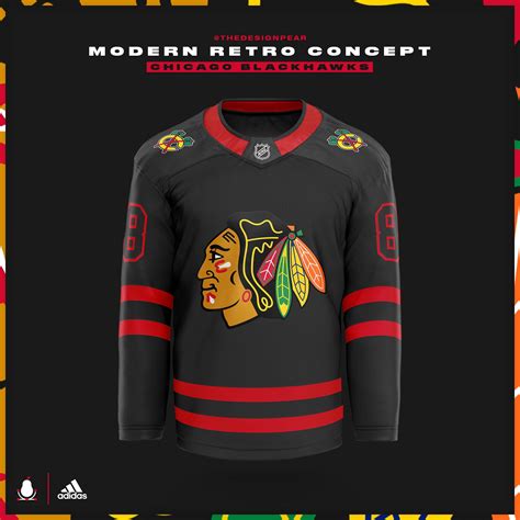 Chicago Blackhawks Modern Retro Jersey Concept : r/hawks