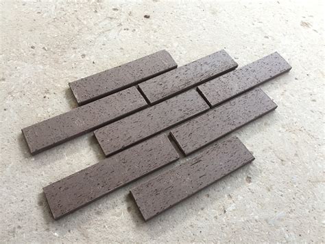 Exterior Thin Brick Veneer Wall Decoration Face Brick Veneer With Extruded M36431