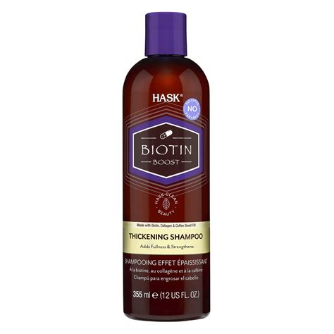 Hask Biotin Boost Thickening Volumizing Daily Shampoo with Collagen ...