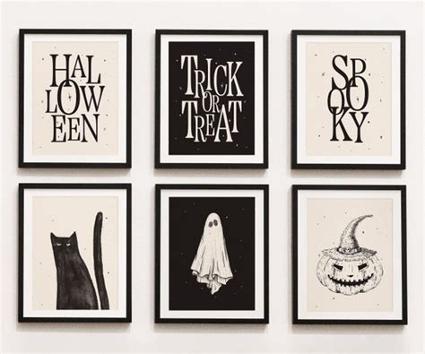 Spooky Halloween Printable Vintage Poster Collection - Etsy