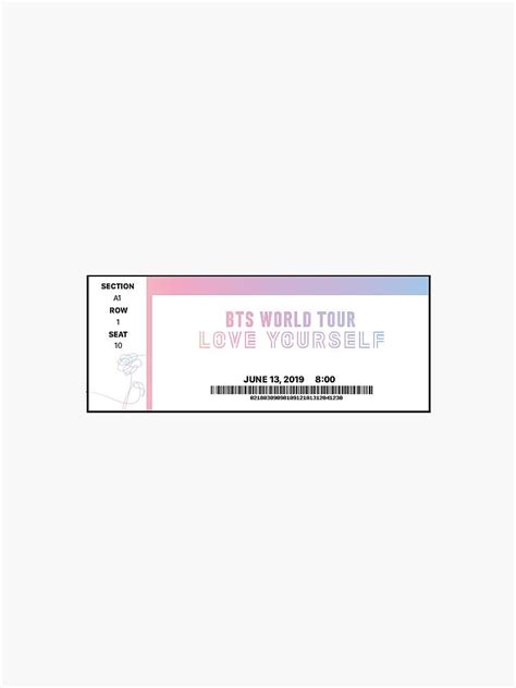 Bts Concert Tickets Printable - transportkuu.com