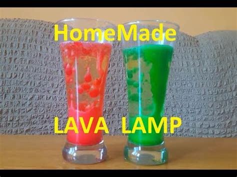 HomeMade LAVA LAMP - Science Experiment for KIDS - YouTube