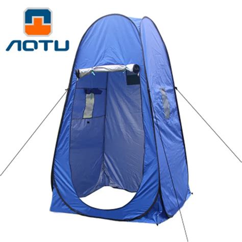 Portable Camping Shower Toilet Tent Shelter Waterproof Outdoor Shower ...