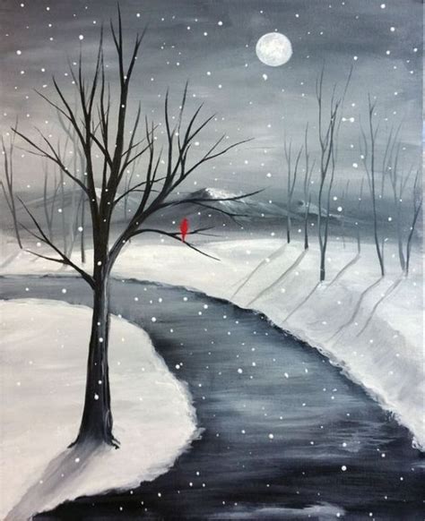 40 Simple and Easy Landscape Painting Ideas | Easy landscape paintings ...