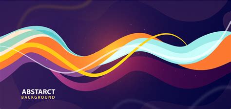 Abstract Colorful Wave Effect Background 1040370 Vector Art at Vecteezy