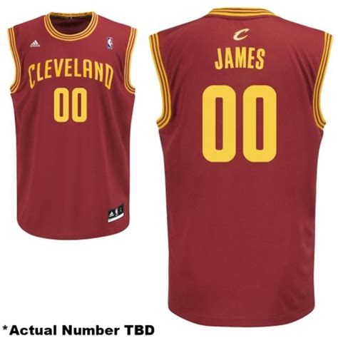 LeBron James Cleveland Cavaliers adidas NBA Jersey | SportFits.com