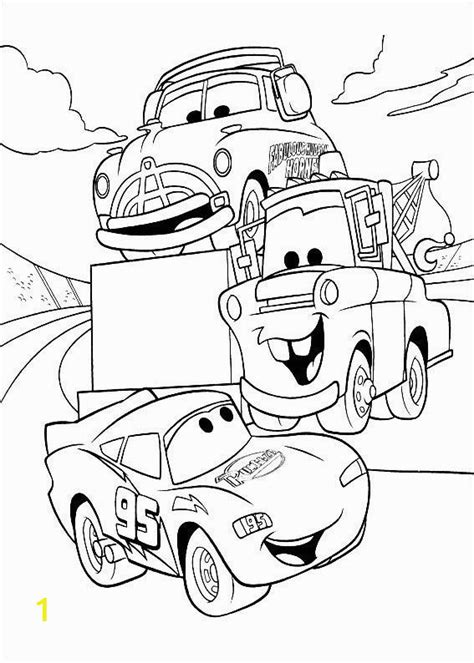 Cars The King Coloring Pages