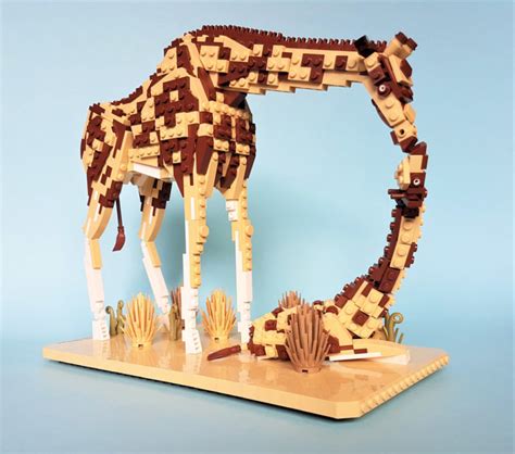 A Nurturing Mother Giraffe — Lego MOC - EverydayBricks