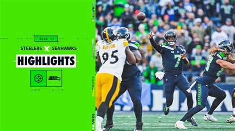 Full Highlights: Seahawks vs. Steelers - BVM Sports