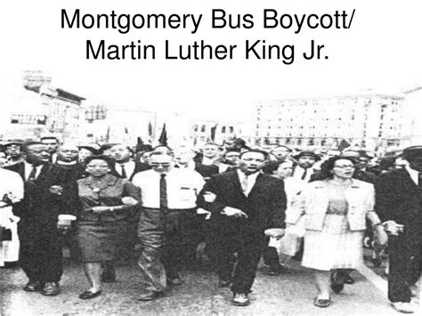 PPT - Montgomery Bus Boycott/ Martin Luther King Jr. PowerPoint ...