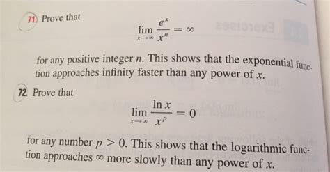 Solved 71. Prove that Lim x tends to infinite | Chegg.com