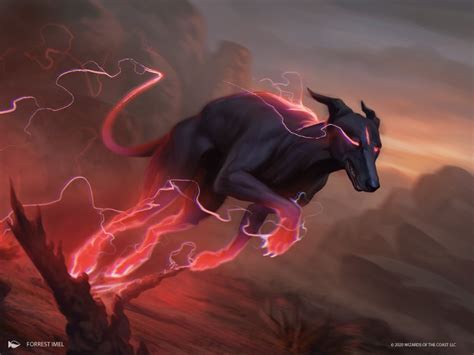 Bolt Hound MtG Art from Core Set 2021 Set by Forrest Imel - Art of ...